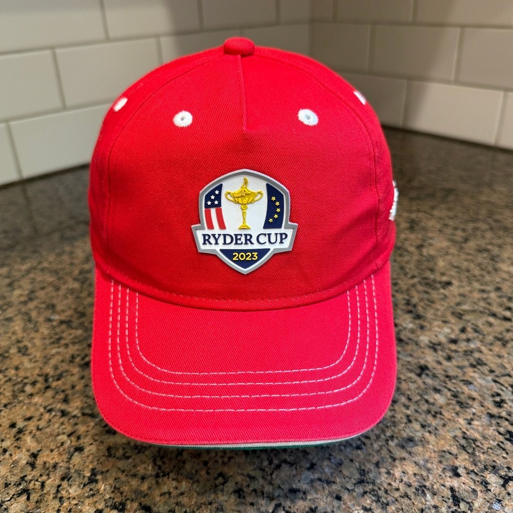 Ryder Cup 2023 Golf Hat Marco Simone Snapback Adjustable Red Official